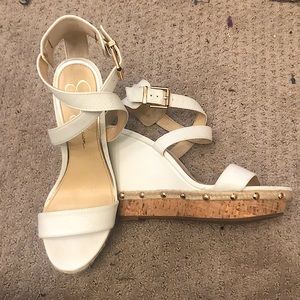 white wedges